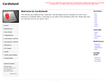 Tablet Screenshot of cardioland.org